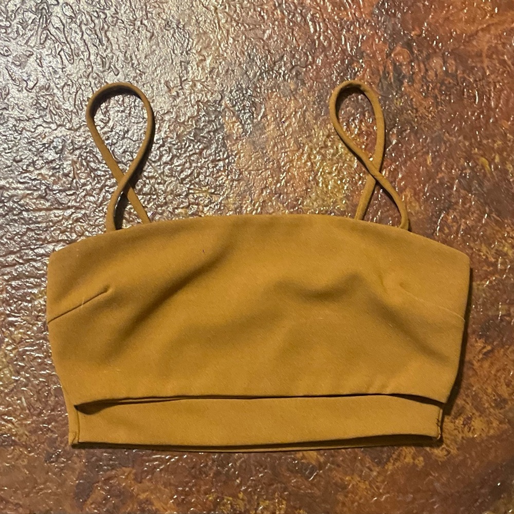 Spaghetti strap crop top